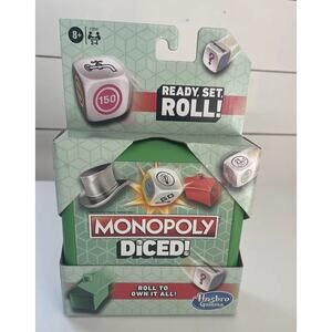 Monopoly Diced Game Ready, Set, Roll! Family Game NEW Factory Sealed